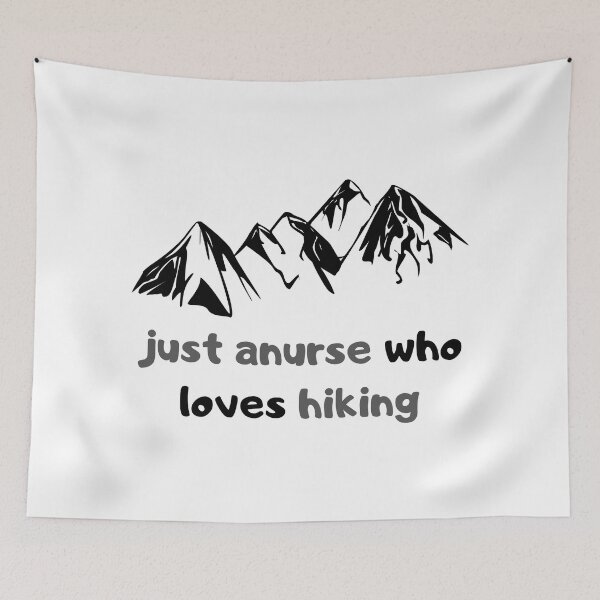 Item preview, just a nurse who loves hiking designed and sold by stalin-LB.