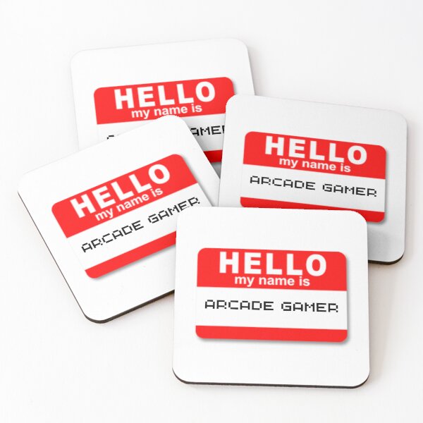 Item preview, Hello my name is arcade gamer designed and sold by Design Kingdom.