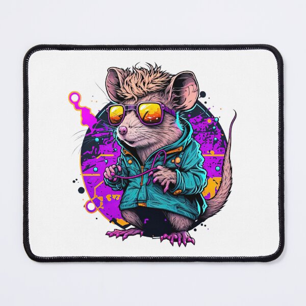 Item preview, Retrowave Rat designed and sold by Valentin Mladin.
