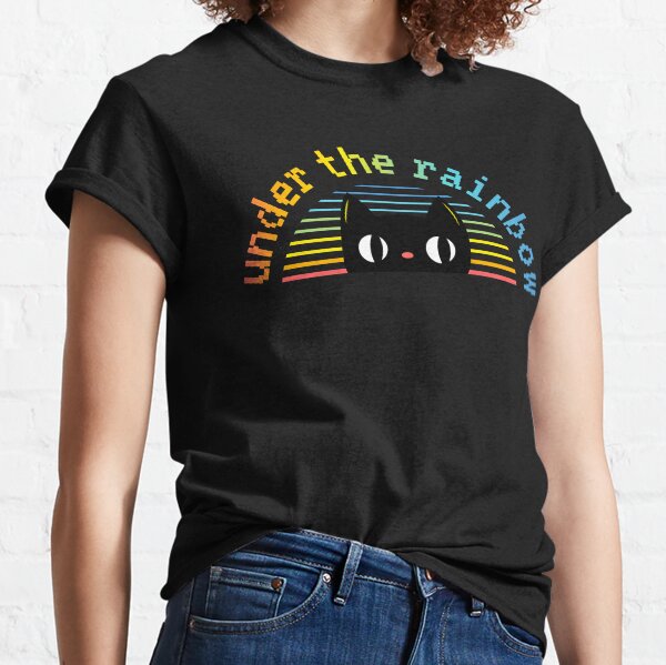 Item preview, Under the rainbow black cat designed and sold by Enaholf.