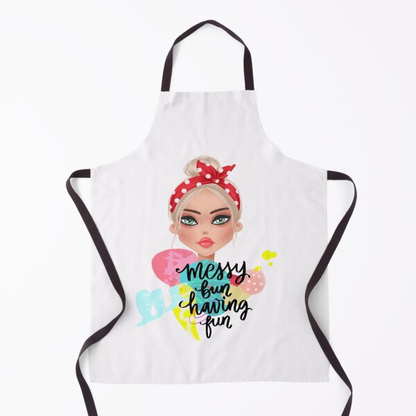 Item preview, Messy Bun Having Fun designed and sold by ZubiyaArt.