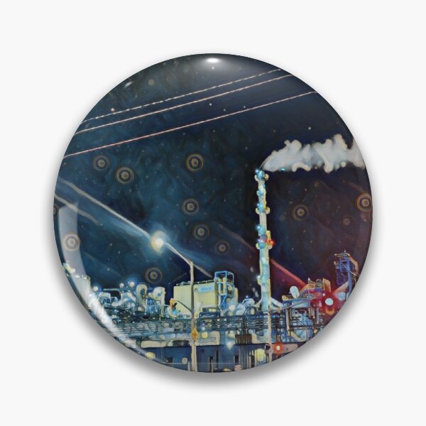 Item preview, Industrial Sector A - winter painting style  designed and sold by Hamilton is Beautiful.