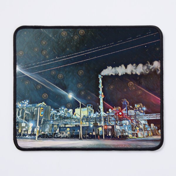 Item preview, Industrial Sector A - winter painting style  designed and sold by Hamilton is Beautiful.