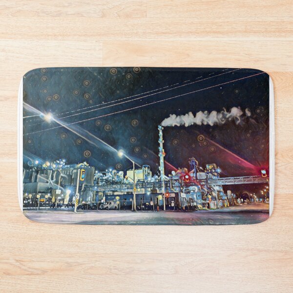 Item preview, Industrial Sector A - winter painting style  designed and sold by Hamilton is Beautiful.