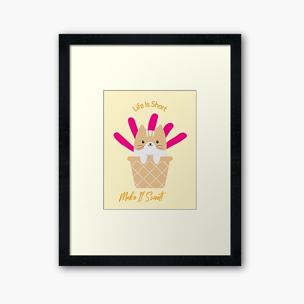 Item preview, Orange Tabby Cat Ice Cream designed and sold by TowTees.
