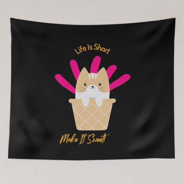 Item preview, Orange Tabby Cat Ice Cream designed and sold by TowTees.