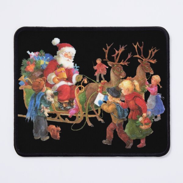 Item preview, Santa Christmas Sleigh Art Design Draw Street Art Graphic Paint designed and sold by BK-Fishing.