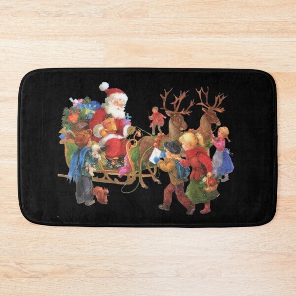 Item preview, Santa Christmas Sleigh Art Design Draw Street Art Graphic Paint designed and sold by BK-Fishing.