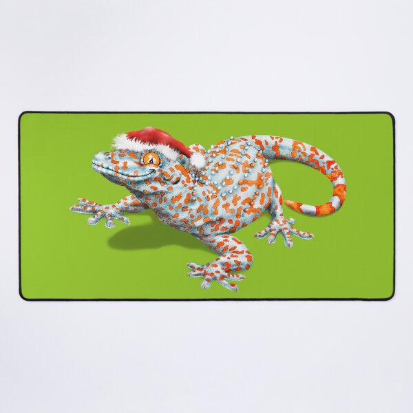 Artikelvorschau, Weihnachtsgecko | Cartoon-Gecko entworfen und verkauft von Snootrac.