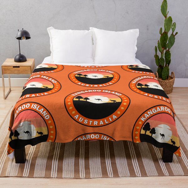 Item preview, Kangaroo Island Australia Travel Retro Emblem designed and sold by KrisSidDesigns.