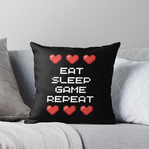 Item preview, Eat Sleep Game Repeat designed and sold by NinniSilver.