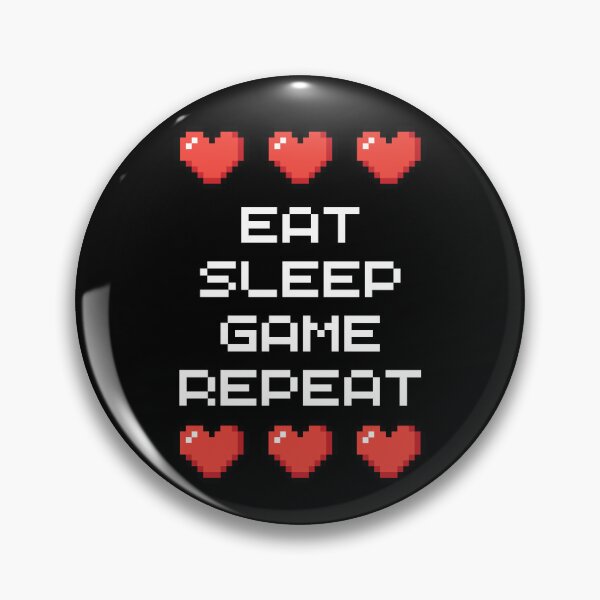 Item preview, Eat Sleep Game Repeat designed and sold by NinniSilver.