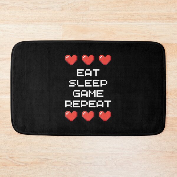 Item preview, Eat Sleep Game Repeat designed and sold by NinniSilver.