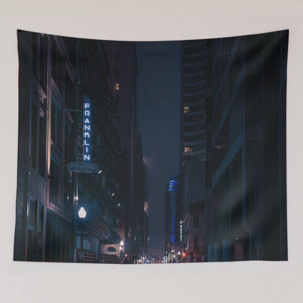 Item preview, Franklin - New Orleans Night Street Photography designed and sold by Anthonypresley.
