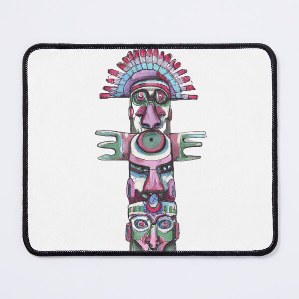 Item preview, Native American Indian Totem Pole designed and sold by ASwissBear.