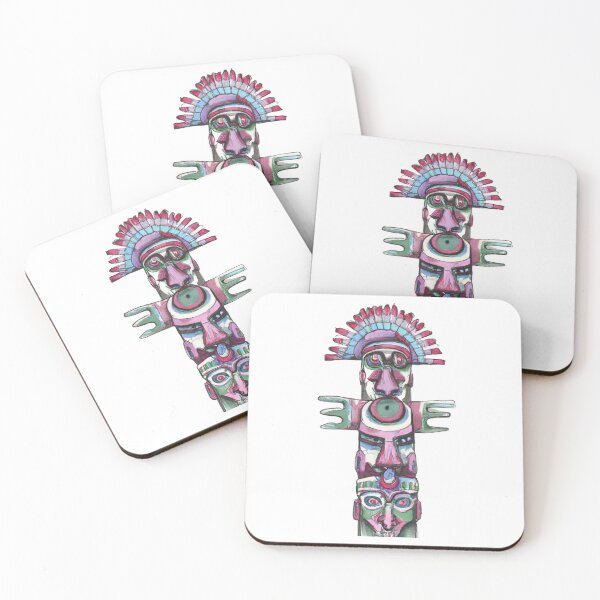 Item preview, Native American Indian Totem Pole designed and sold by ASwissBear.