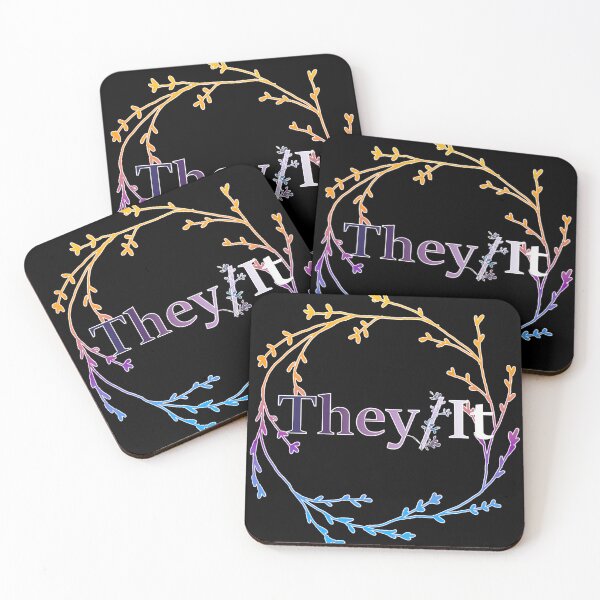 Item preview, They/It Pronouns designed and sold by ELDigitals.