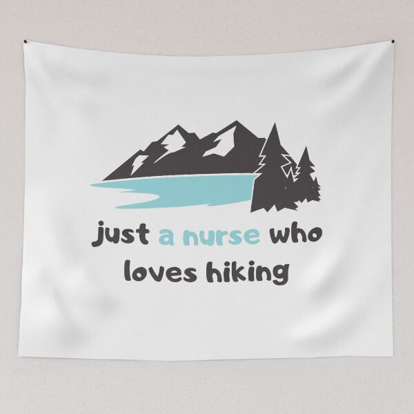 Item preview, just a nurse who loves hiking designed and sold by stalin-LB.