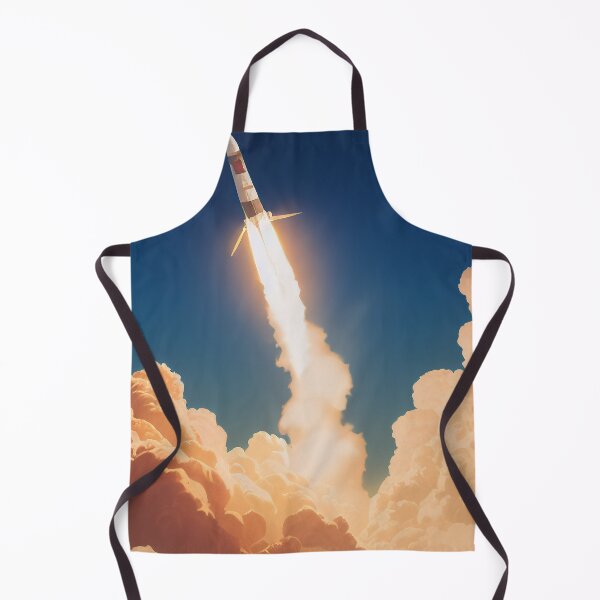 Item preview, Vintage Space Rocket Launch designed and sold by BAYFAIRE.