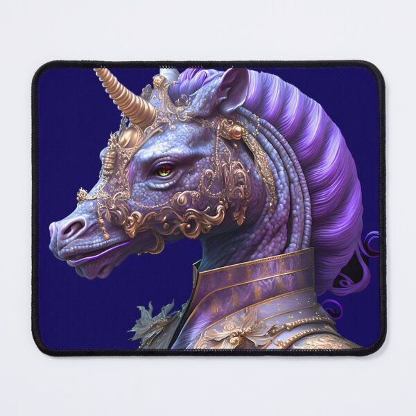 Item preview, Royal purple unicorn wearing a royal garment designed and sold by Tuko Designs.