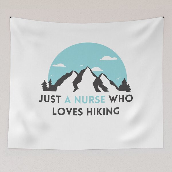 Item preview, just a nurse who loves hiking designed and sold by stalin-LB.