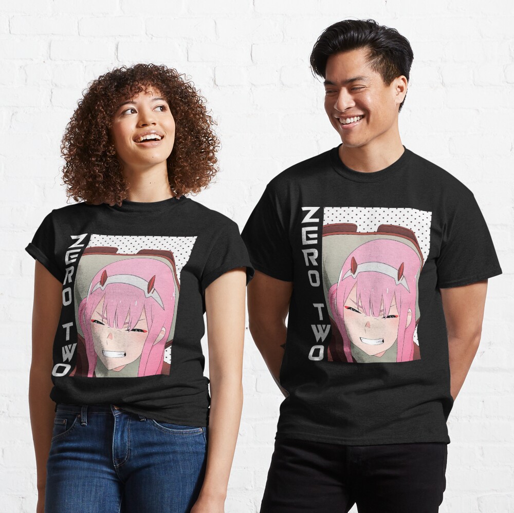 Zero Two Sexy Boobs Lewd Anime Girl Essential T-Shirt sold by Crinz, SKU  995888