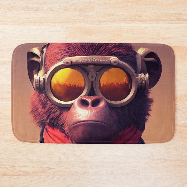 Item preview, Cyberpunk Pirate Gorilla designed and sold by MimozaStudio.