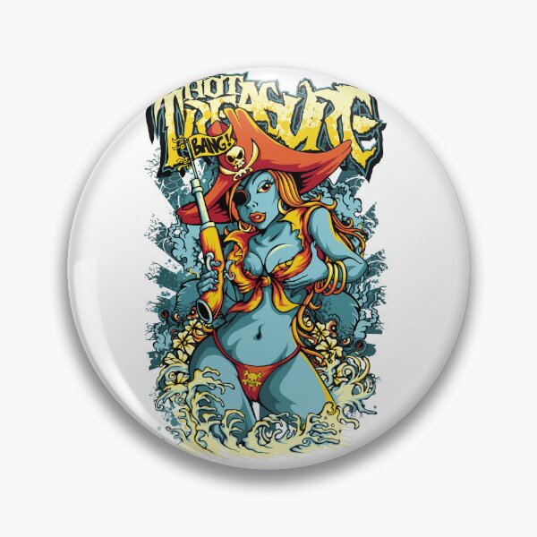 Item preview, Beautiful Sexy Pirate Girl "Hot Treasure Hunt" Essential T-Shirt designed and sold by Thanakrit  Chaiyapok.