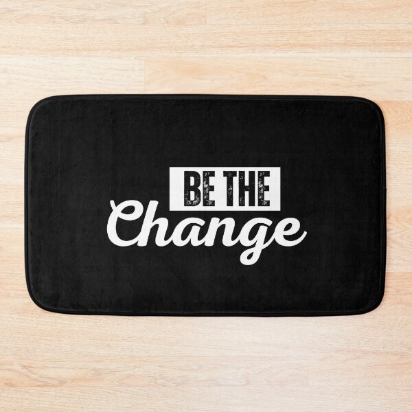 Item preview, Be the change | motivational quotes designed and sold by Shambusiness.