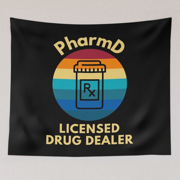 Item preview, PharmD Licensed Drug Dealer -  PharmD Gift, Pharmacist, Pharmacy Student, Pharmacy School, Pharmacy Graduation, PharmD Graduate designed and sold by jadedscientist.