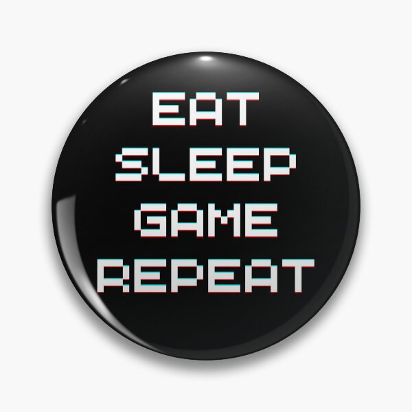 Item preview, Eat Sleep Game Repeat designed and sold by NinniSilver.