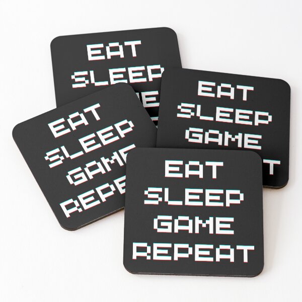 Item preview, Eat Sleep Game Repeat designed and sold by NinniSilver.