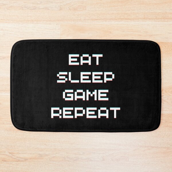 Item preview, Eat Sleep Game Repeat designed and sold by NinniSilver.