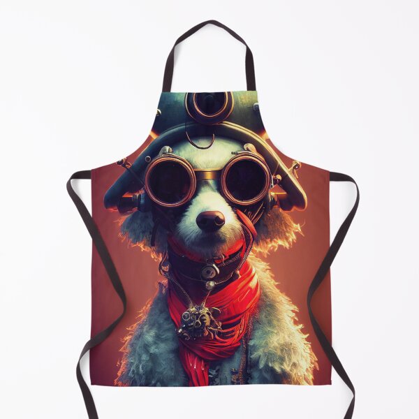 Item preview, Anthropomorphic Pirate Poodle - Cyber dog designed and sold by MimozaStudio.