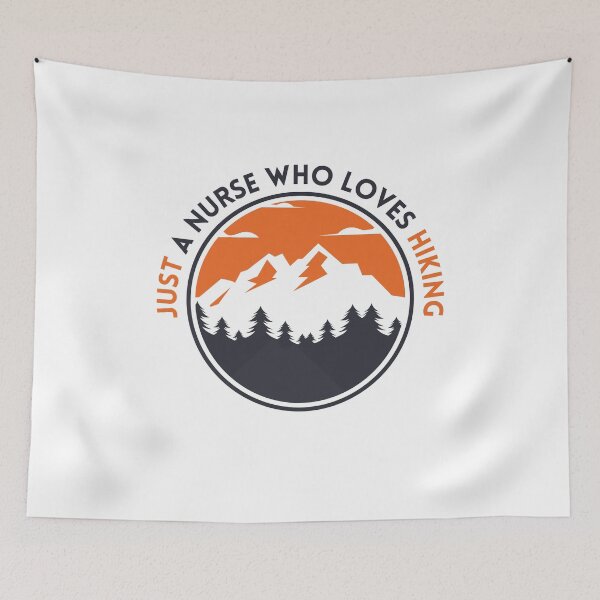Item preview, Just A Nurse Who Loves Hiking designed and sold by stalin-LB.