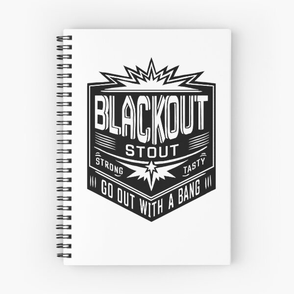 Item preview, Deep Rock Galactic Black Out Stout designed and sold by WhatWhatDesigns.