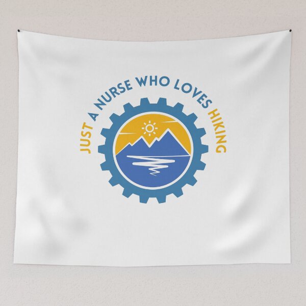 Item preview, Just A Nurse Who Loves Hiking designed and sold by stalin-LB.
