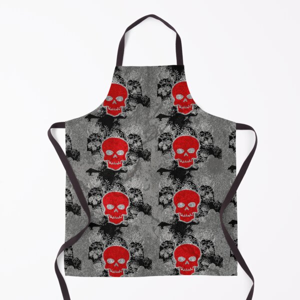 Item preview, Skull pattern, red skull object,flower designed and sold by Degiab.