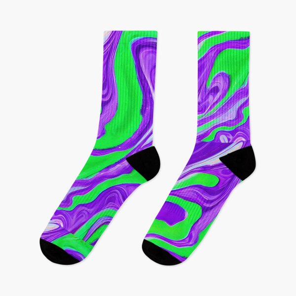 Item preview, Purple and Green Liquid Marble  designed and sold by wtfbba.