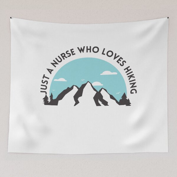 Item preview, Just A Nurse Who Loves Hiking designed and sold by stalin-LB.