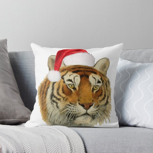 Item preview, Funny Tiger Wearing Santa hat Christmas T-shirt designed and sold by SafariTees.