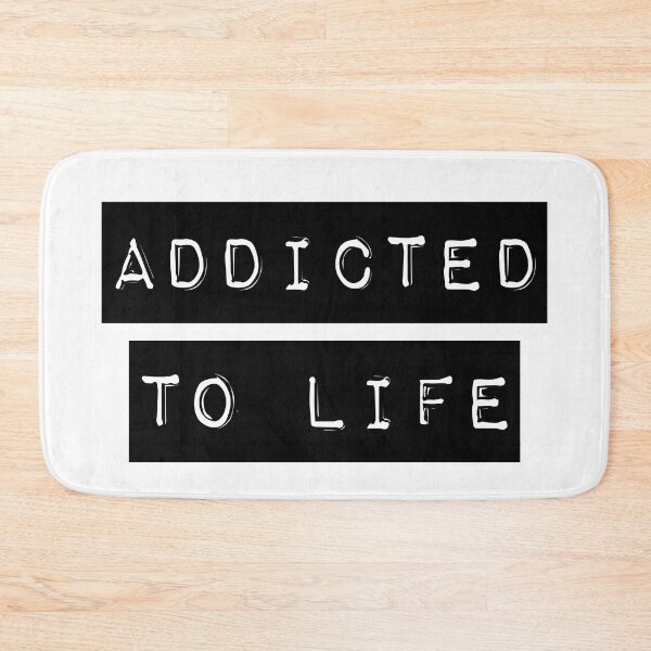 Item preview, Addicted To Life : Happy Life Quote designed and sold by EnzoVectorism.