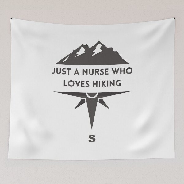Item preview, Just A Nurse Who Loves Hiking designed and sold by stalin-LB.