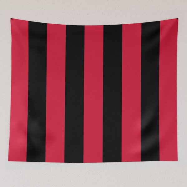 Item preview, Medium RED and BLACK Vertical STRIPES designed and sold by RachelMacht.