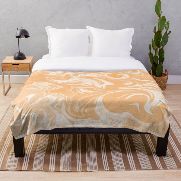 Item preview, Marble Liquid Pattern Orange Watercolor Palette 1 designed and sold by Janzay.