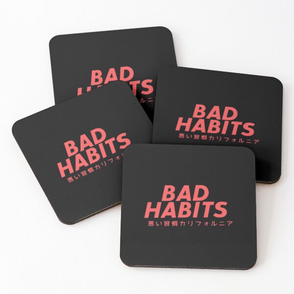 Item preview, Bad Habits designed and sold by ⭐The Bullet Man ⭐.