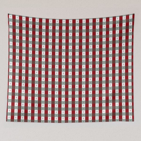 Item preview, Christmas plaid, A cindy lou who inspired pattern designed and sold by DarlingMeadow.