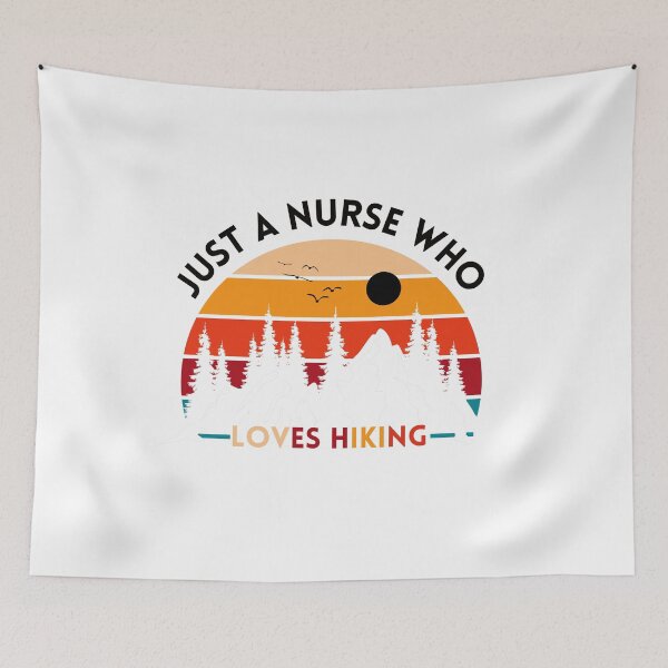 Item preview, Just A Nurse Who Loves Hiking designed and sold by stalin-LB.