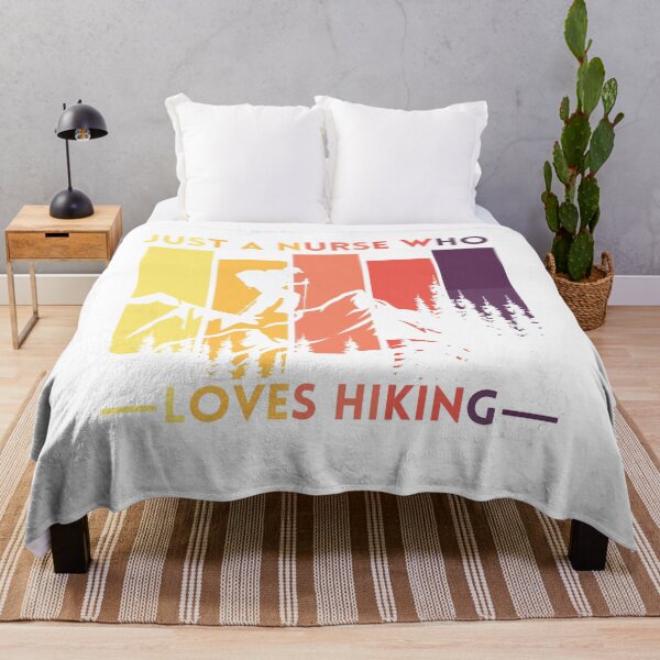 Item preview, Just A Nurse Who Loves Hiking designed and sold by stalin-LB.