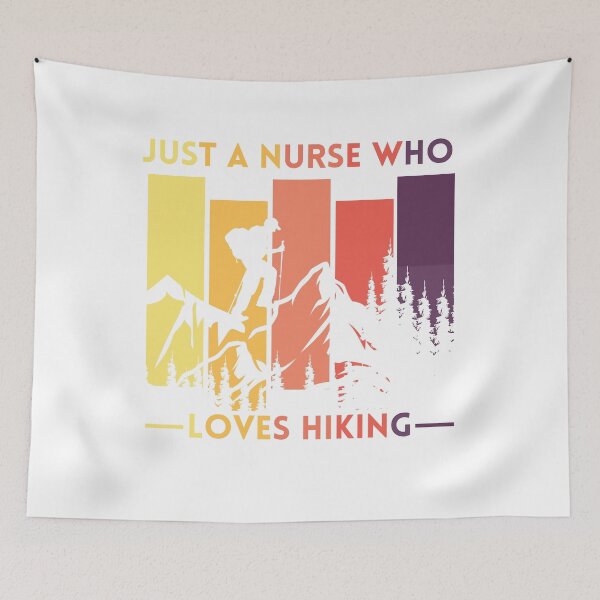 Item preview, Just A Nurse Who Loves Hiking designed and sold by stalin-LB.